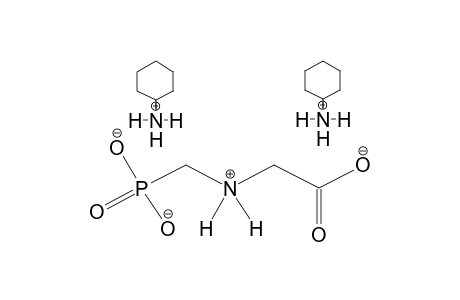 N-PHOSPHONOMETHYLGLYCINE BIS(CYCLOHEXYLAMMONIUM) SALT
