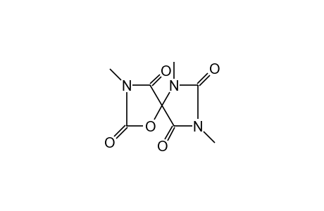 3,6,8-TRIMETHYL-1-OXA-3,6,8-TRIAZASPIRO[4,4]NONANE-2,4,7,9-TETRONE