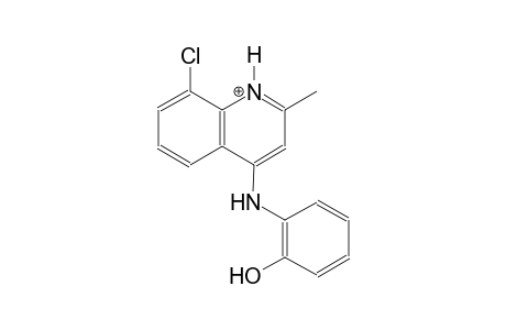 8-chloro-4-(2-hydroxyanilino)-2-methylquinolinium