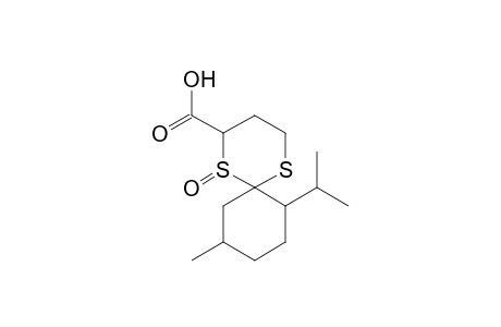7-Isopropyl-10-methyl-1-oxo-1,5-dithia-spiro[5.5]undecane-2-carboxylic acid