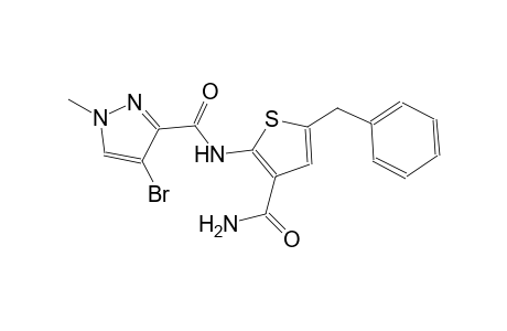 N-[3-(aminocarbonyl)-5-benzyl-2-thienyl]-4-bromo-1-methyl-1H-pyrazole-3-carboxamide