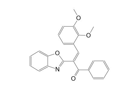 (2E)-2-(1,3-benzoxazol-2-yl)-3-(2,3-dimethoxyphenyl)-1-phenyl-2-propen-1-one