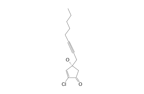 2-CHLORO-4-HYDROXY-4-(2-OCTYNYL)-2-CYCLOPENTENONE