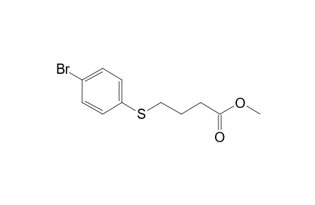 4-[(4-Bromophenyl)sulfanyl]butanoic acid, methyl ester