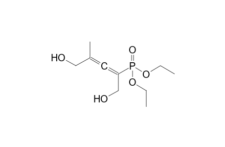 2-Diethoxyphosphoryl-4-methyl-penta-2,3-diene-1,5-diol