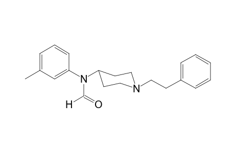 N-(3-Methylphenyl)-N-[1-(2-phenylethyl)piperidin-4-yl]formamide