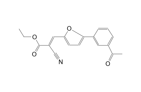 ethyl (2E)-3-[5-(3-acetylphenyl)-2-furyl]-2-cyano-2-propenoate