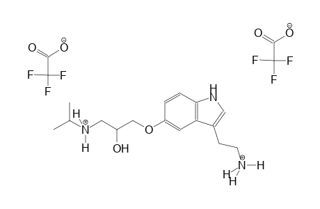 (3-{[3-(2-ammonioethyl)-1H-indol-5-yl]oxy}-2-hydroxypropyl)(isopropyl)ammonium bis(trifluoroacetate)