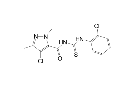 N-[(4-chloro-1,3-dimethyl-1H-pyrazol-5-yl)carbonyl]-N'-(2-chlorophenyl)thiourea