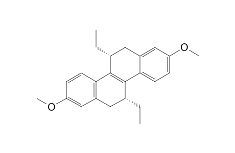 (5R,11R)-5,11-diethyl-2,8-dimethoxy-5,6,11,12-tetrahydrochrysene
