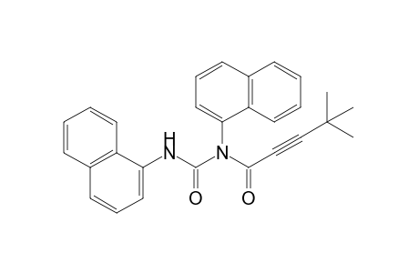 1-(4,4-dimethyl-2-pentynoyl)-1,3-di-1-naphthylurea
