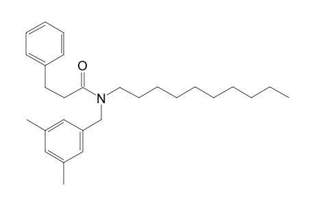 Propionamide, 3-phenyl-N-(3,5-dimethylbenzyl)-N-decyl-