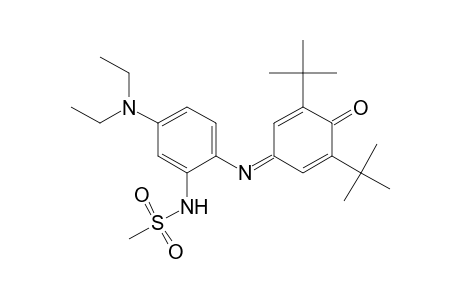 Methanesulfonamide, N-[2-[[3,5-bis(1,1-dimethylethyl)-4-oxo-2,5-cyclohexadien-1-ylidene]amino]-5-(diethylamino)phenyl]-