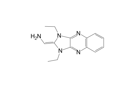 Methanamine, 1-(1,3-diethyl-1,3-dihydro-2H-imidazo[4,5-b]quinoxalin-2-ylidene)-