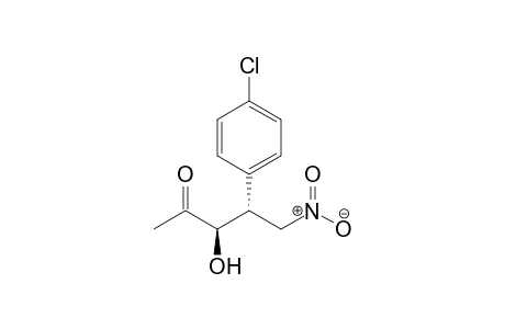 (3R,4R)-4-(4-Chlorophenyl)-3-hydroxy-5-nitropentan-2-one