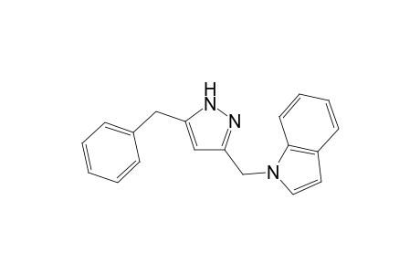 1-((5-Benzyl-1H-pyrazol-3-yl)methyl)-1H-indole