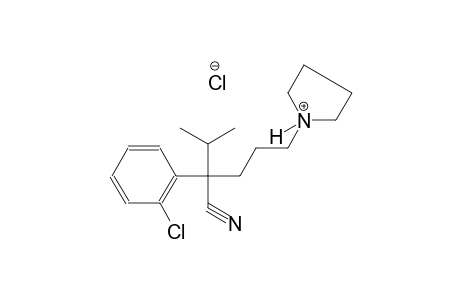 1-[4-(2-chlorophenyl)-4-cyano-5-methylhexyl]pyrrolidinium chloride