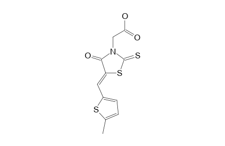 (5Z)-[(5-METHYLTHIOPHEN-2-YL)-METHYLIDENE]-4-OXO-2-THIOXOTHIAZOLIDIN-3-YL-ACETIC-ACID