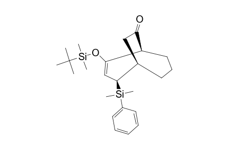 2-(TERT.-BUTYLDIMETHYLSILOXY)-4-(DIMETHYLPHENYLSILYL)-BICYCLO-[3.3.2]-DEC-2-EN-9-ONE