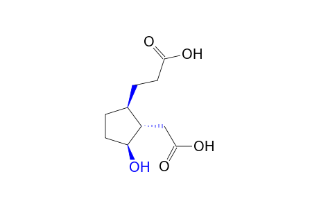 2-trans-(carboxymethyl)-3-cis-hydroxycyclopentanepropionic acid