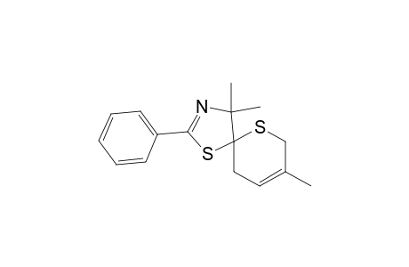 1,6-Dithia-3-azaspiro[4.5]deca-2,8-diene, 4,4,8-trimethyl-2-phenyl-