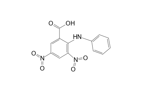 2-Anilino-3,5-dinitro-benzoic acid