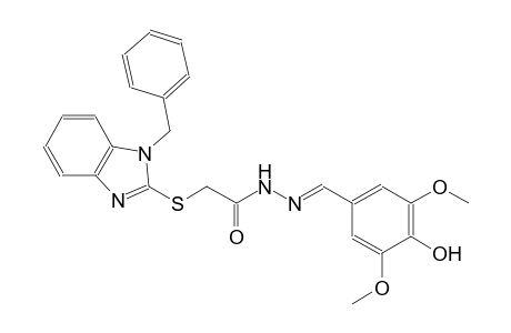 acetic acid, [[1-(phenylmethyl)-1H-benzimidazol-2-yl]thio]-, 2-[(E)-(4-hydroxy-3,5-dimethoxyphenyl)methylidene]hydrazide