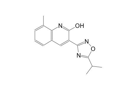 3-(5-isopropyl-1,2,4-oxadiazol-3-yl)-8-methyl-2-quinolinol