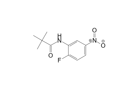 Propanamide, N-(2-fluoro-5-nitrophenyl)-2,2-dimethyl-