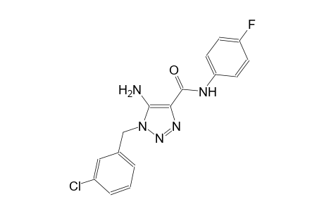 1H-1,2,3-triazole-4-carboxamide, 5-amino-1-[(3-chlorophenyl)methyl]-N-(4-fluorophenyl)-
