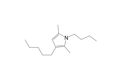 1-Butyl-2,5-dimethyl-3-pentyl-pyrrole