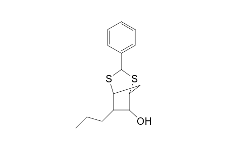 (1SR,3SR,5RS,6RS,7RS)-6-hydroxy-3-phenyl-7-propyl-2,4-dithiabicyclo[3.2.1]octane