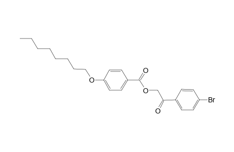 2-(4-Bromophenyl)-2-oxoethyl 4-(octyloxy)benzoate