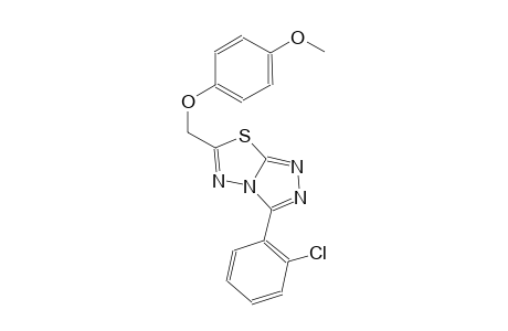 3-(2-chlorophenyl)-6-[(4-methoxyphenoxy)methyl][1,2,4]triazolo[3,4-b][1,3,4]thiadiazole