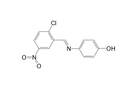 4-[(2-chloro-5-nitro-benzylidene)-amino]-phenol