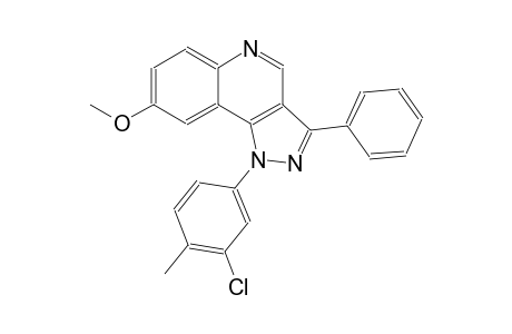 1-(3-chloro-4-methylphenyl)-8-methoxy-3-phenyl-1H-pyrazolo[4,3-c]quinoline