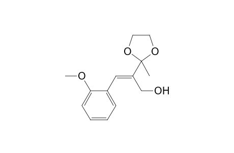 (E)-2-(2'-Methyl-1',3'-dioxolan-2'-yl)-3-(2'-methoxyphenyl)-2-propen-1-ol