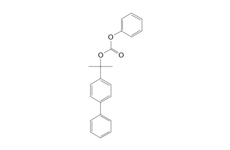 4-Biphenylmethanol, alpha,alpha-dimethyl-, phenyl carbonate