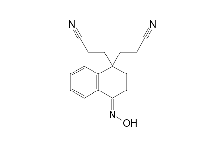 3',3'-(4-Hydroxyimino-3,4-dihydronaphthalene-1,1(2H)-diyl)dipropanenitrile