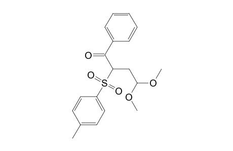 4,4-Dimethoxy-1-phenyl-2-tosyl-1-butanone