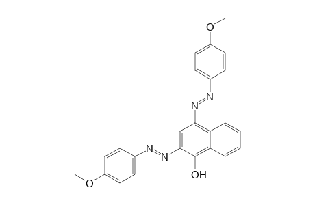 1-Naphthalenol, 2,4-bis[2-(4-methoxyphenyl)diazenyl]-