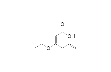 2,5-Hexadienoic acid, 3-ethoxy-
