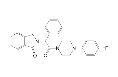 2-{2-[4-(4-fluorophenyl)-1-piperazinyl]-2-oxo-1-phenylethyl}-1-isoindolinone