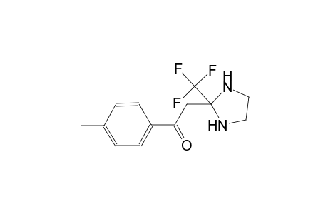 1-(4-methylphenyl)-2-[2-(trifluoromethyl)-2-imidazolidinyl]ethanone