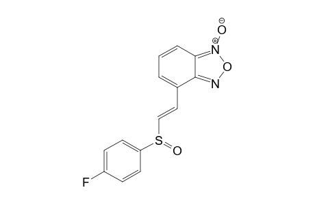 5E-[2-(4-fluorophenylsulfinyl)vinyl]benzo[1,2-c]1,2,5-oxadiazole N-oxide