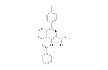 4-Benzoyloxy-1-(4-methylphenyl)-3-isoquinolinecarboxylic acid methyl ester
