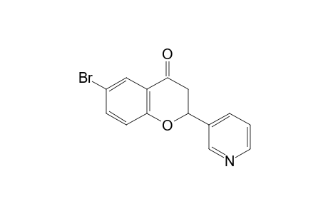 6-bromo-2-(3-pyridyl)-4-chromanone