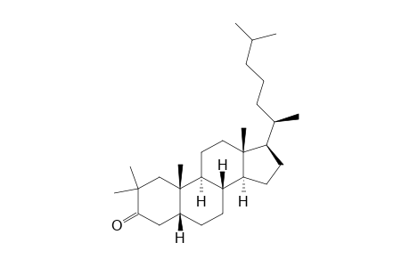5.beta.-Cholestan-3-one, 2,2-dimethyl-