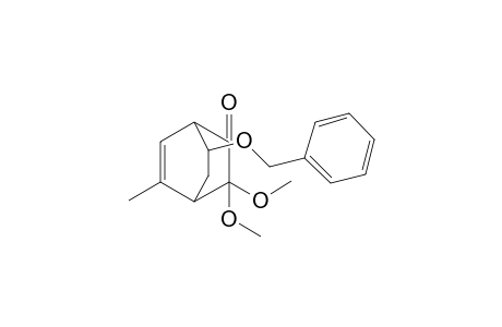 7-(benzyloxy)-3,3-dimethoxy-5-methylbicyclo[2.2.2]oct-5-en-2-one