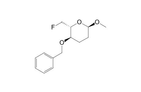 (-)-L-.alpha.-Methyl 4-O-Benzyl-6-fluoroamicetoside
